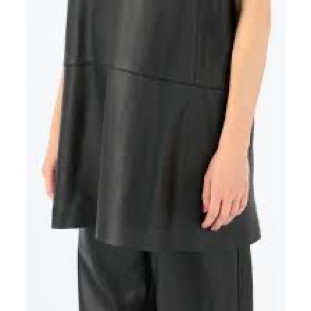 BACCA ソフトシープレザー ベストチュニック 36