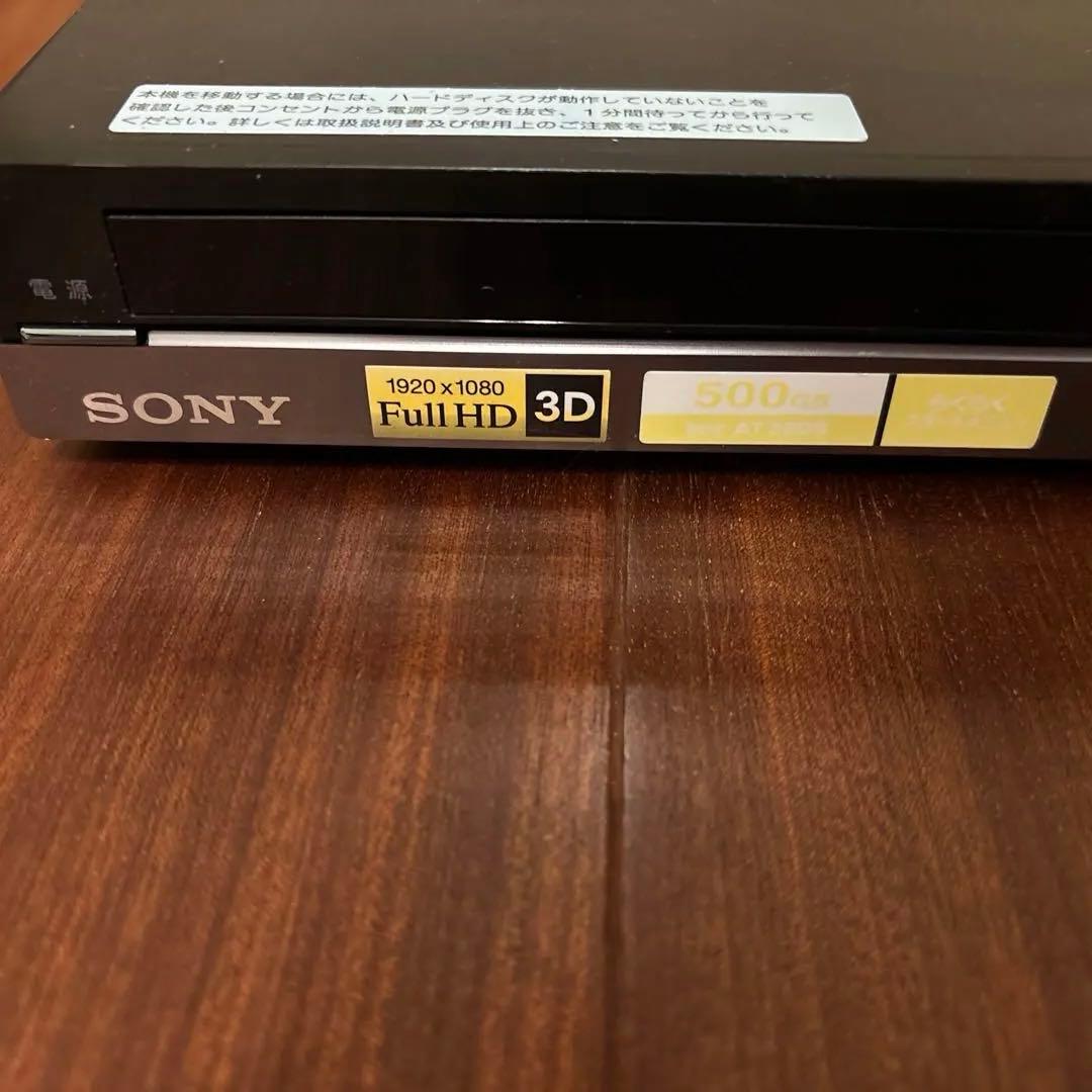 完動品★SONY BDZ-AT350S ブラック ブルーレイレコーダー