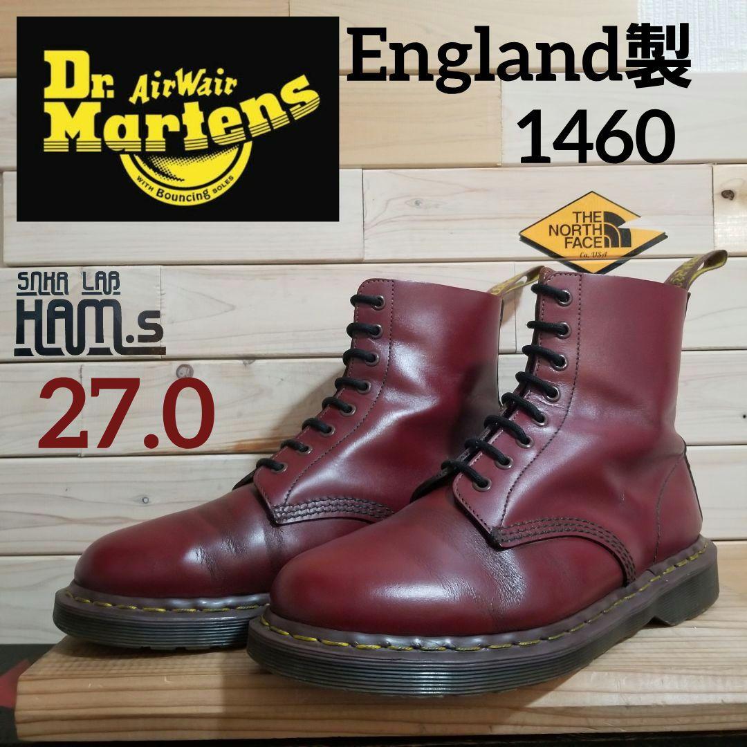 美品　Dr.martens 1460 イングランド製　8ホール　27　チェリー