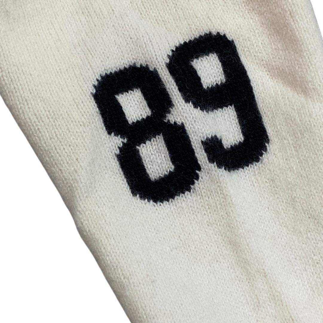 パーリーゲイツ×ピーナッツ クルーネック ニット セーター 0 ベージュ ゴルフ