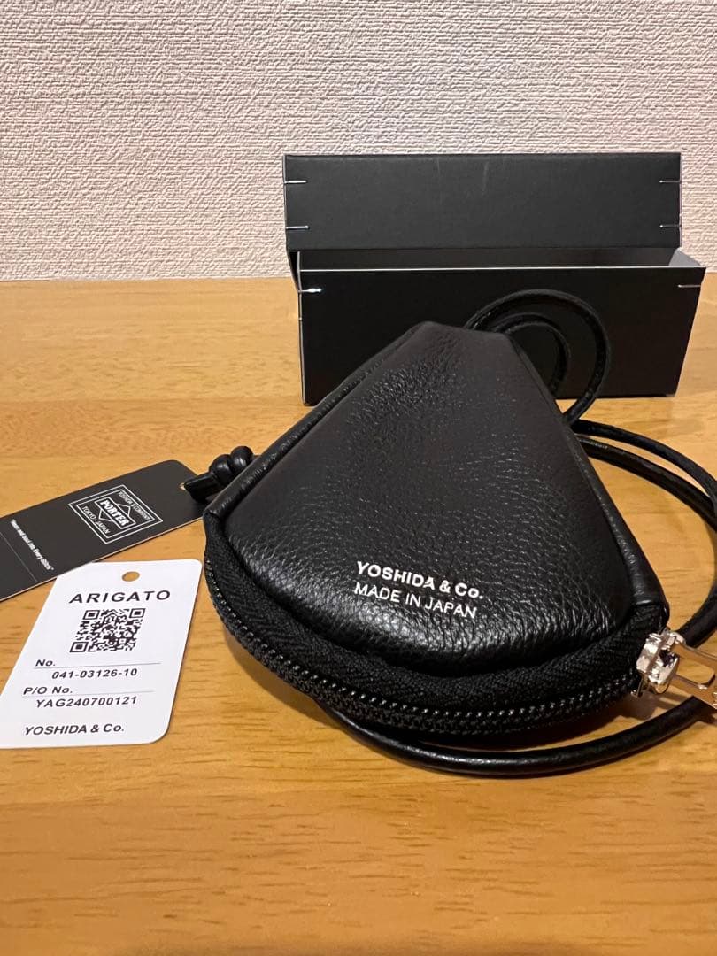 PORTER CALM KEY PACK キーパック　レザー黒