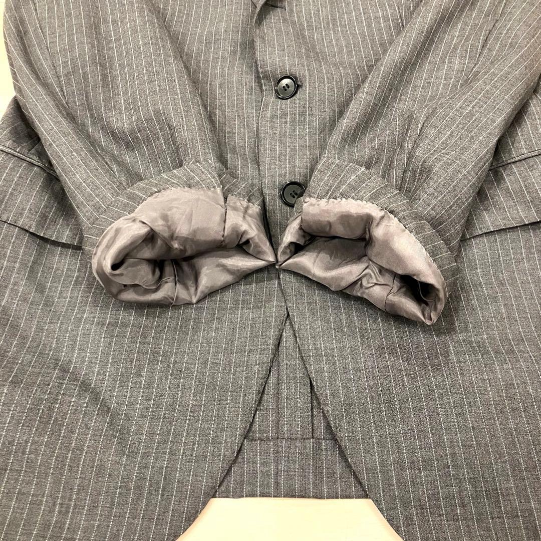 美品✨ RING JACKET スーツ セットアップ 段返り ストライプ L