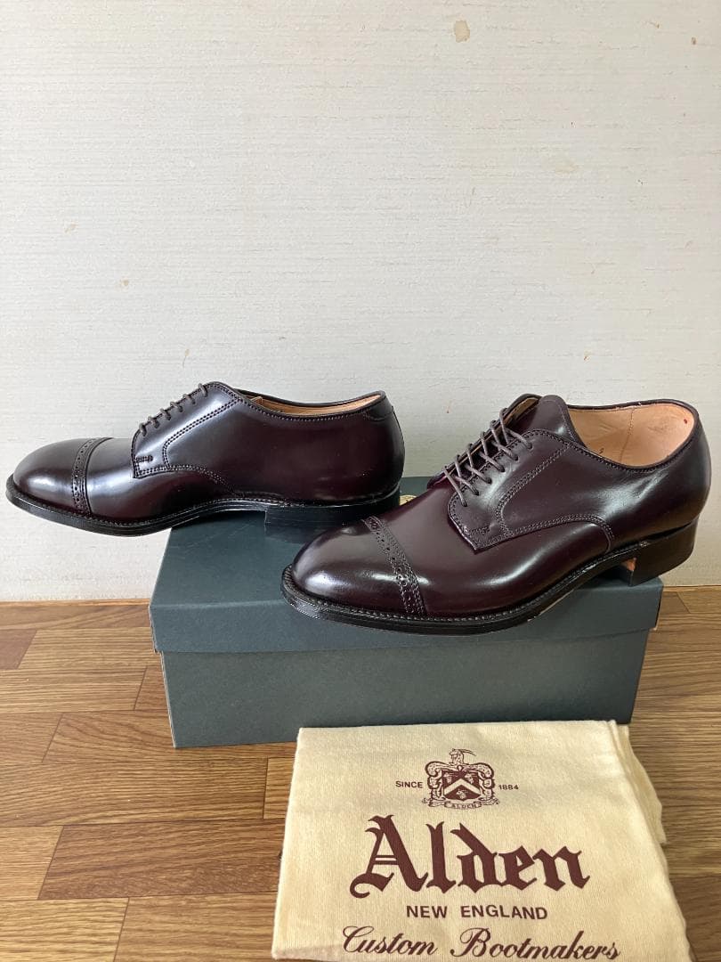 ALDEN オールデン 56201 パンチドゥキャップトゥ　7D