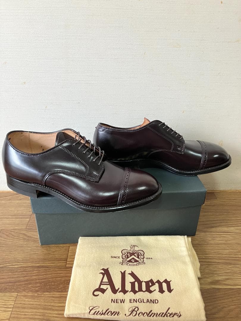ALDEN オールデン 56201 パンチドゥキャップトゥ　7D