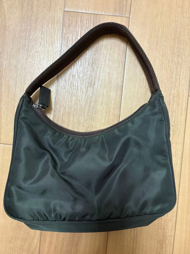 PRADA ダークグリーン ハンドバッグ