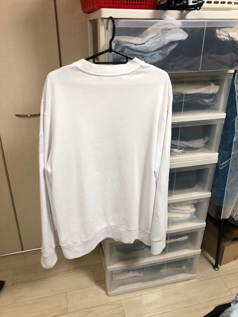 MONCLER トレーナー 白 スウェット オーバーサイズ 2 GENIUS