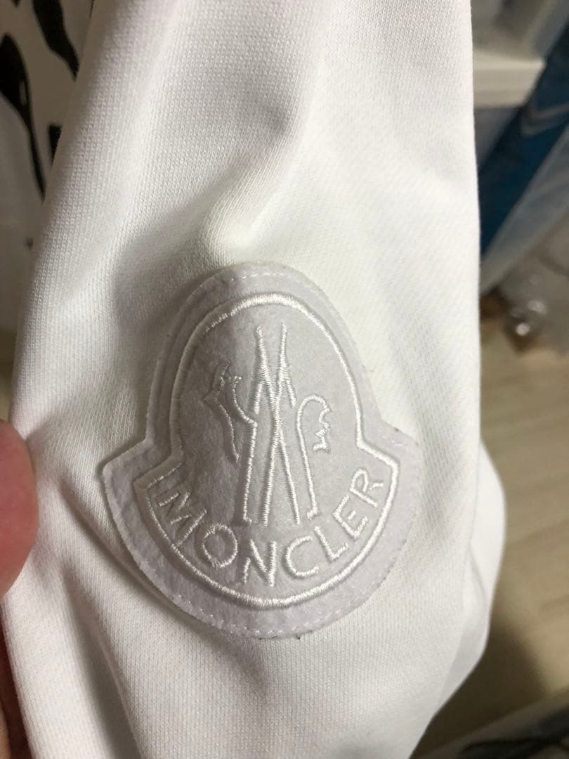 MONCLER トレーナー 白 スウェット オーバーサイズ 2 GENIUS