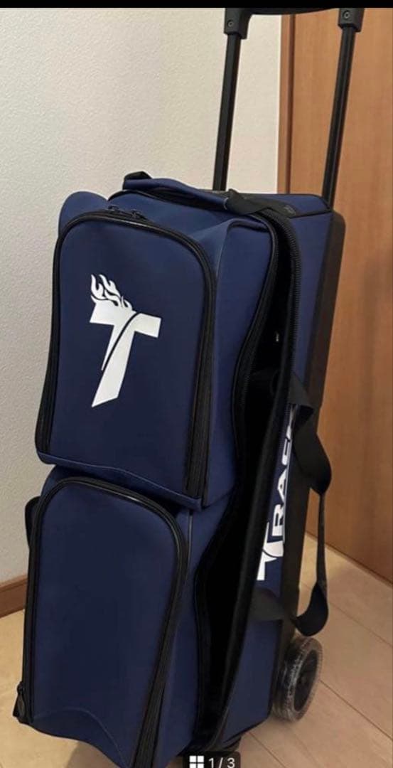 Track ボウリング 3ボールバッグ ネイビー スリムモデル