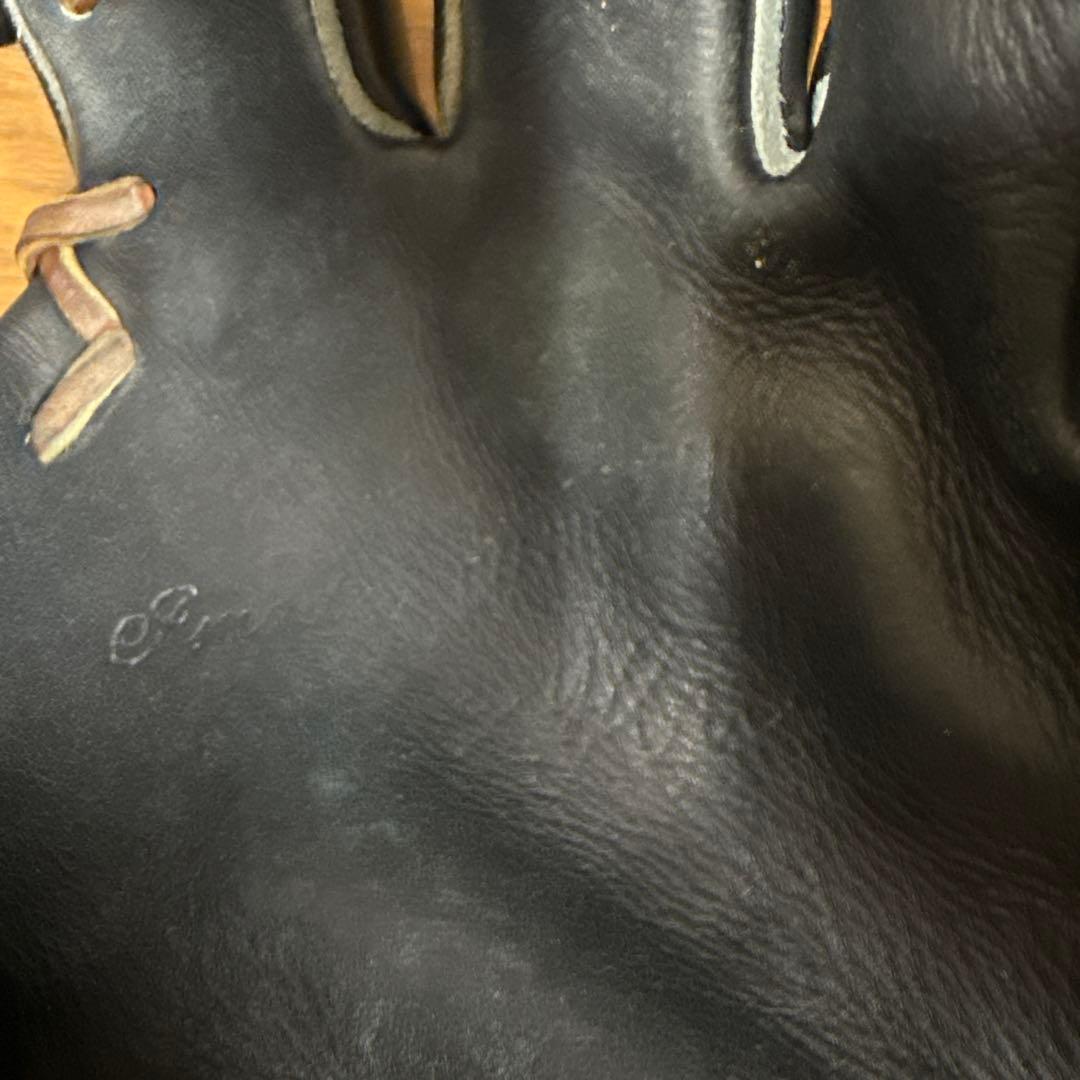 リュウ　ryu グローブ　硬式　グラブ　内野手　ブラック