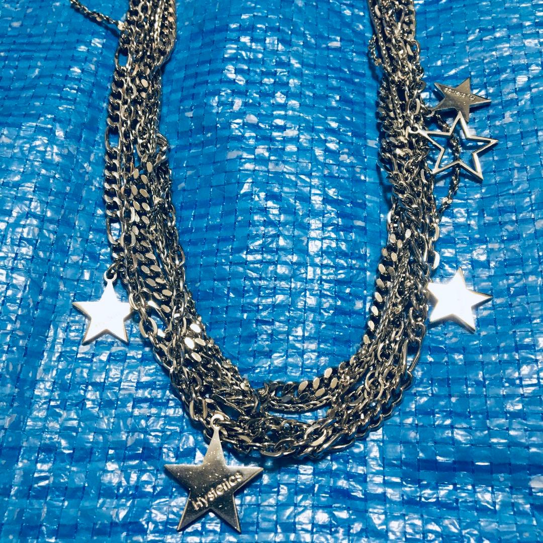 ヒステリックグラマー⬛︎ウォレットチェーン⬛︎星⬛︎スター⬛︎シルバー⬛︎ロゴ