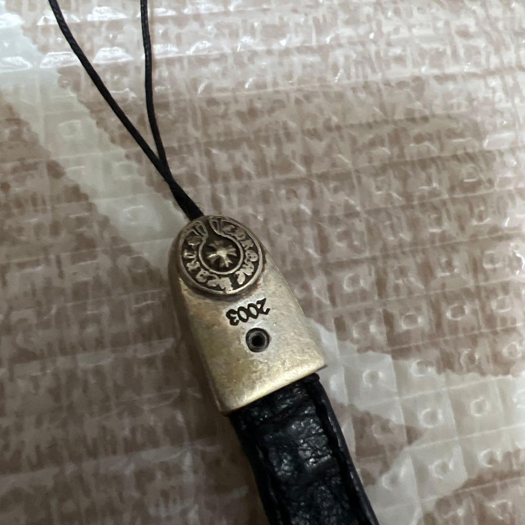 クロムハーツ　ブラックレザー ストラップ 2003