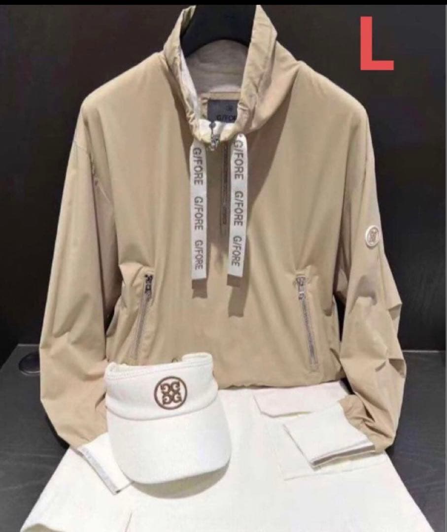 ジーフォア ゴルフウェア レディース ジャケット ハーフジップトップスL