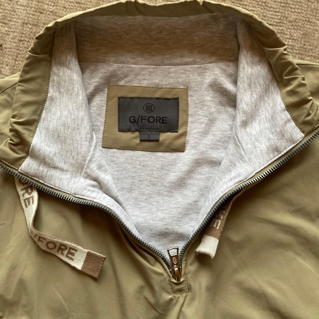 ジーフォア ゴルフウェア レディース ジャケット ハーフジップトップスL