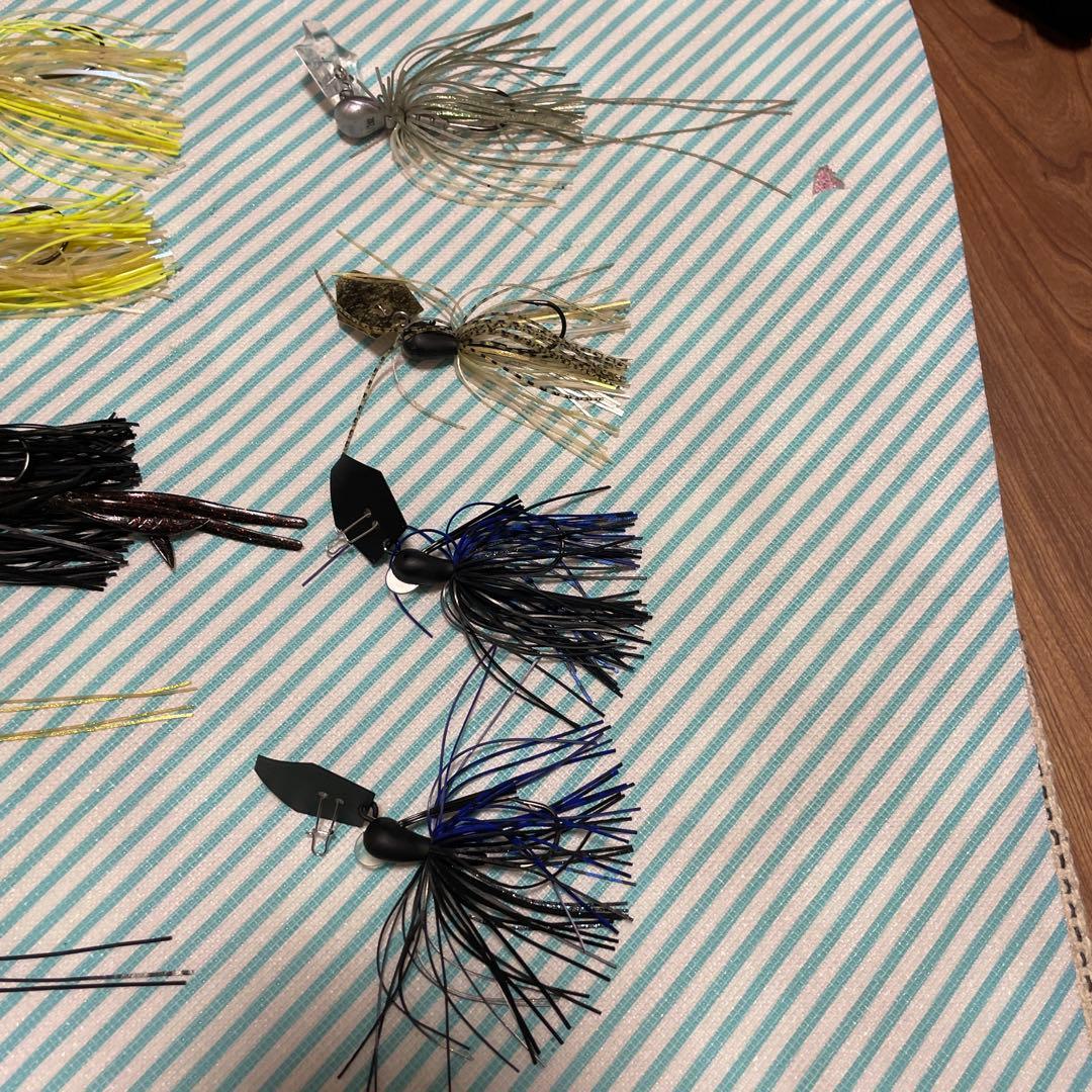 今日から値下げ［バス釣り引退セット］スピナーベイト、バズベイト、ブレードジグ