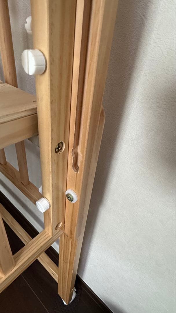 yamatoya トール　Wオープンベビーベッド　ナチュラル