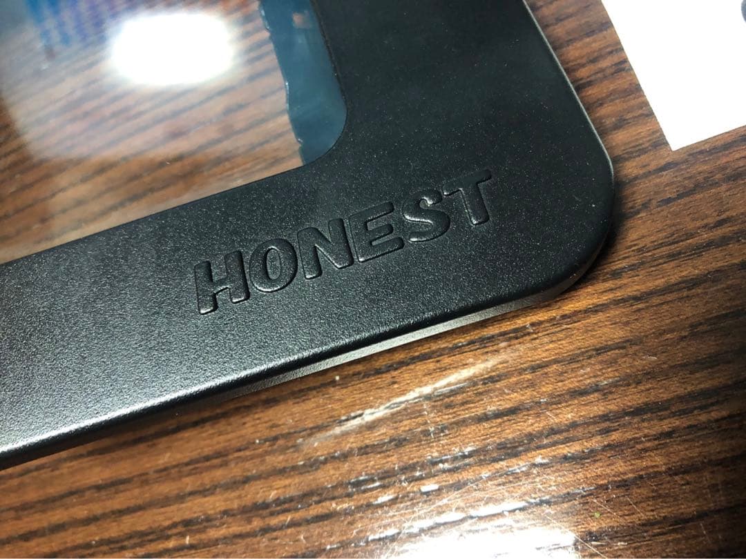 値下げ　HONEST ジムニー ガラスリッド ステッカー ホーネスト
