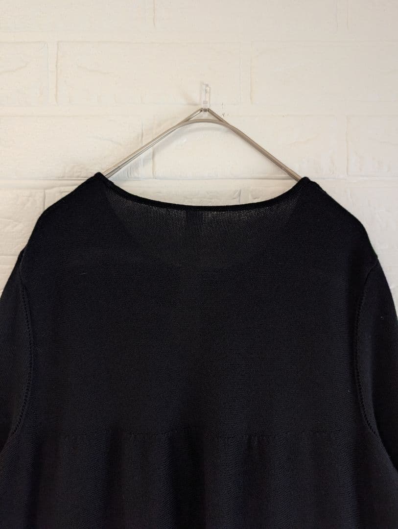 美品 Merlette マーレット ティアード ニットワンピース ブラック XS