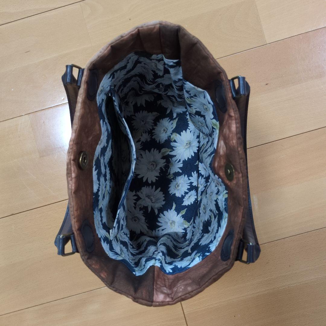 バラのハワイアンキルトバッグ　ハンドメイド