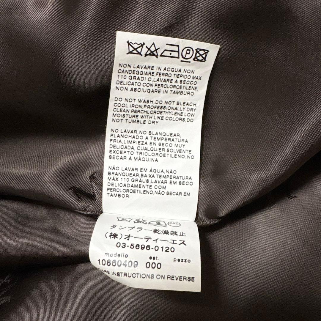 美品 MaxMara 白タグ アンゴラ混キャメルショートコート ブラウン 42