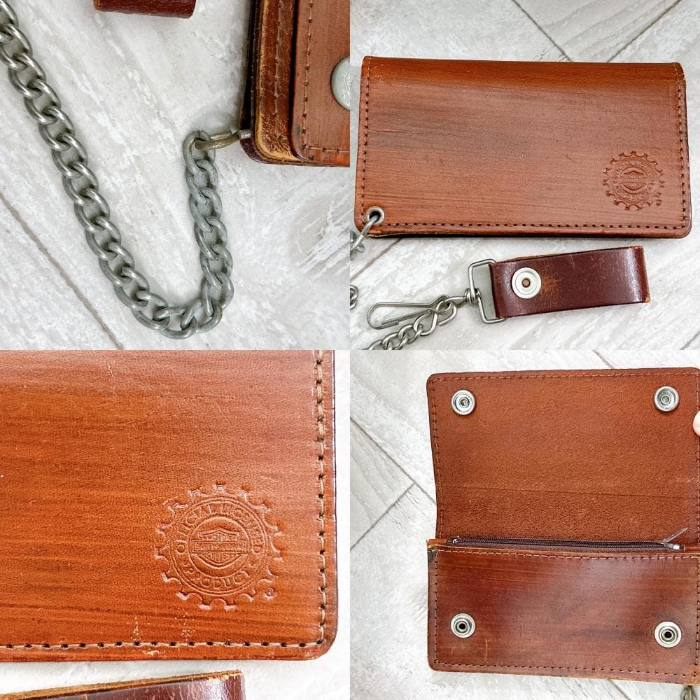 ミ*コ様 ハーレーダビッドソン Harley Davidson チェーン付レザー