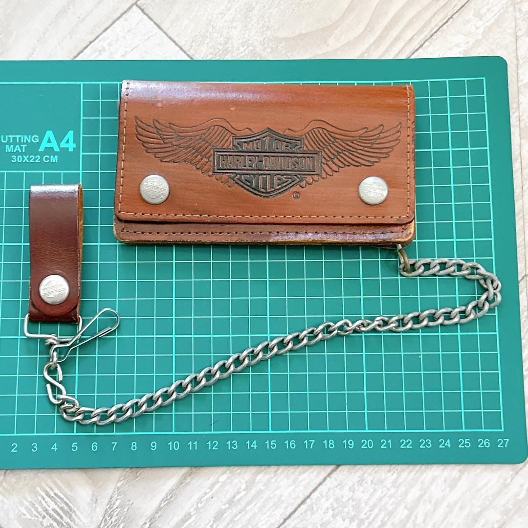 ミ*コ様 ハーレーダビッドソン Harley Davidson チェーン付レザー