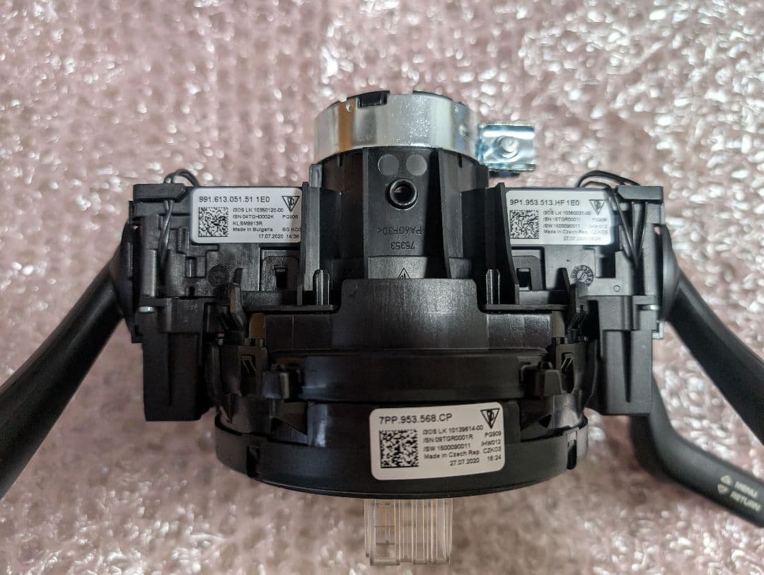 2020年 ポルシェ718ケイマン ステアリングコラム純正部品