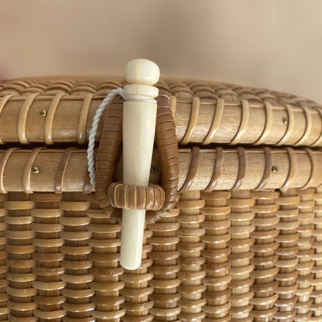 蓋付き　ナンタケットバスケット