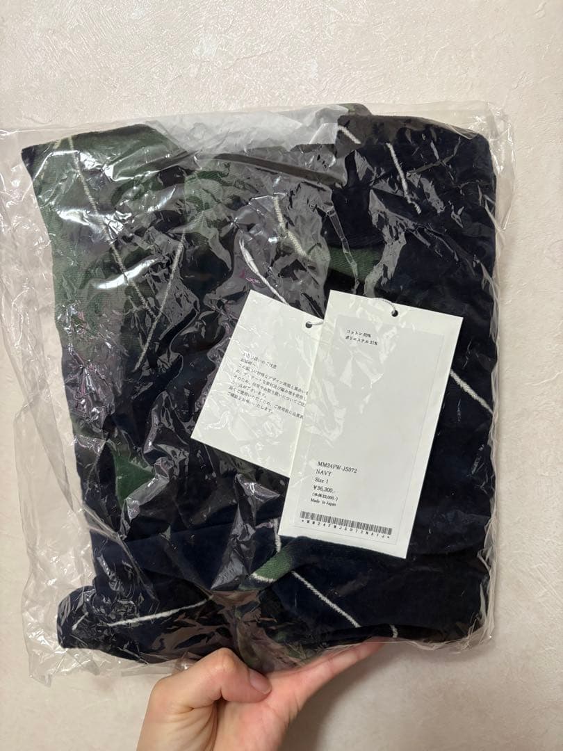 未使用 mame kurogouchi マメクロゴウチ 金継ぎ ベロアカットソー