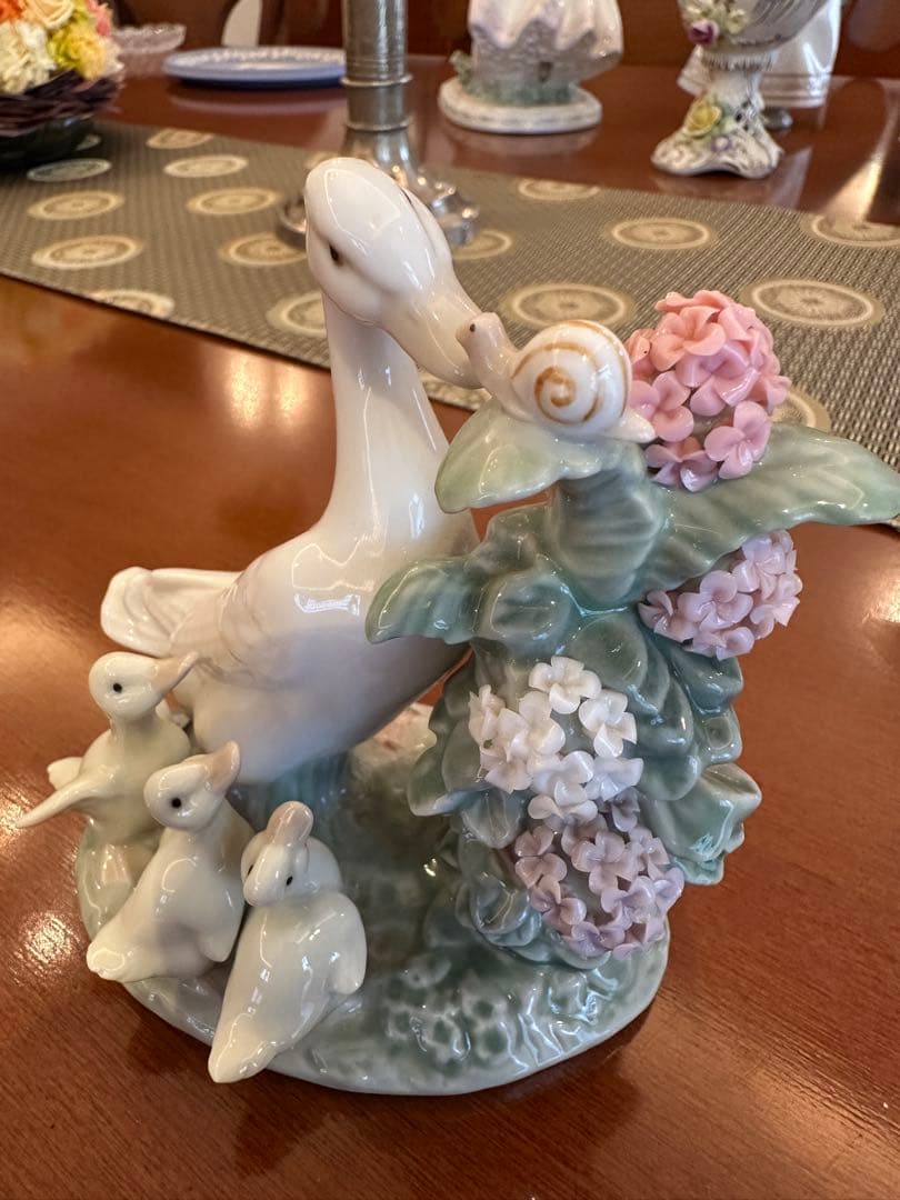 リヤドロ カタツムリとアヒル達 1439 Lladro フィギュリ