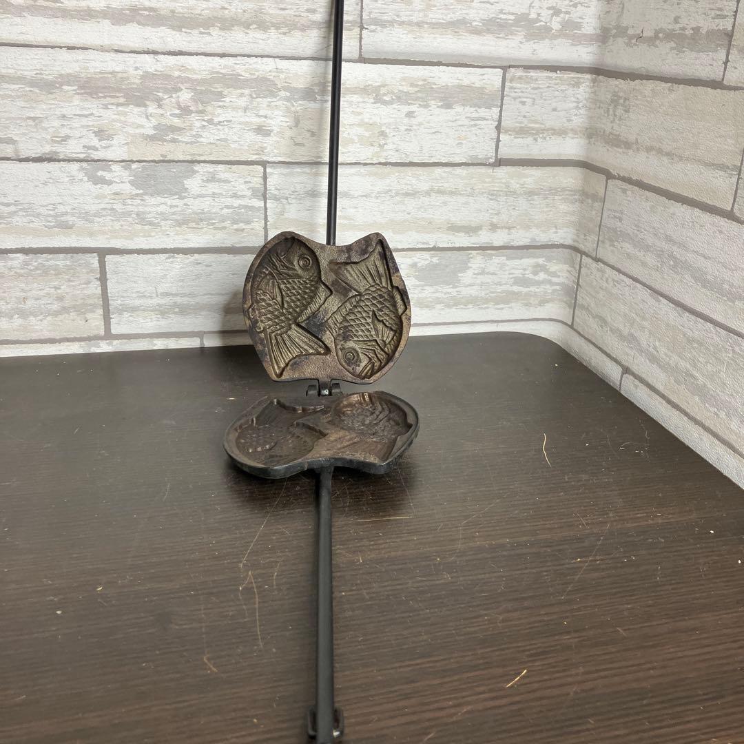 たい焼き器 二丁焼き たいやき 鯛焼き 昭和レトロ