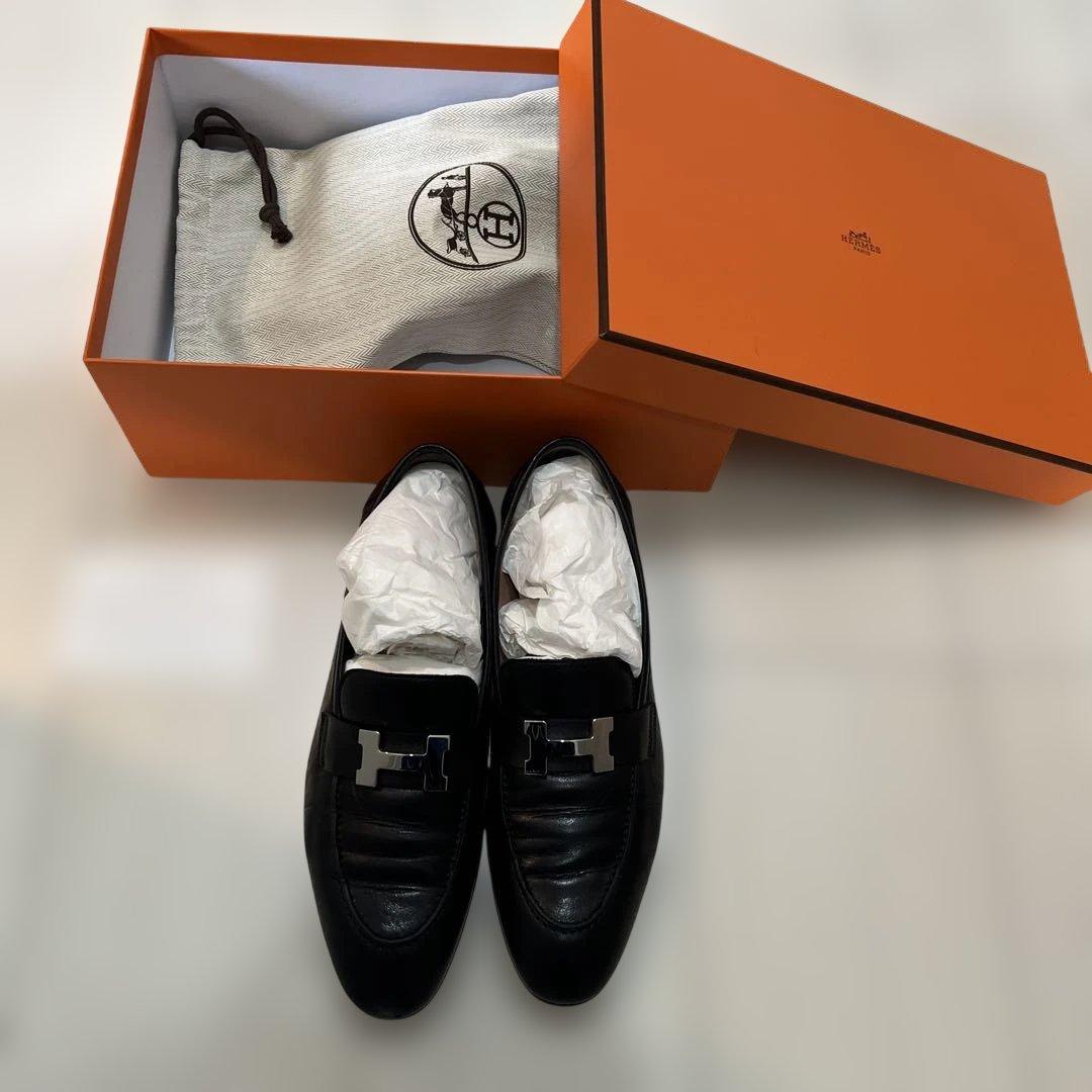 エルメス モカシンパリ保存袋・箱付き