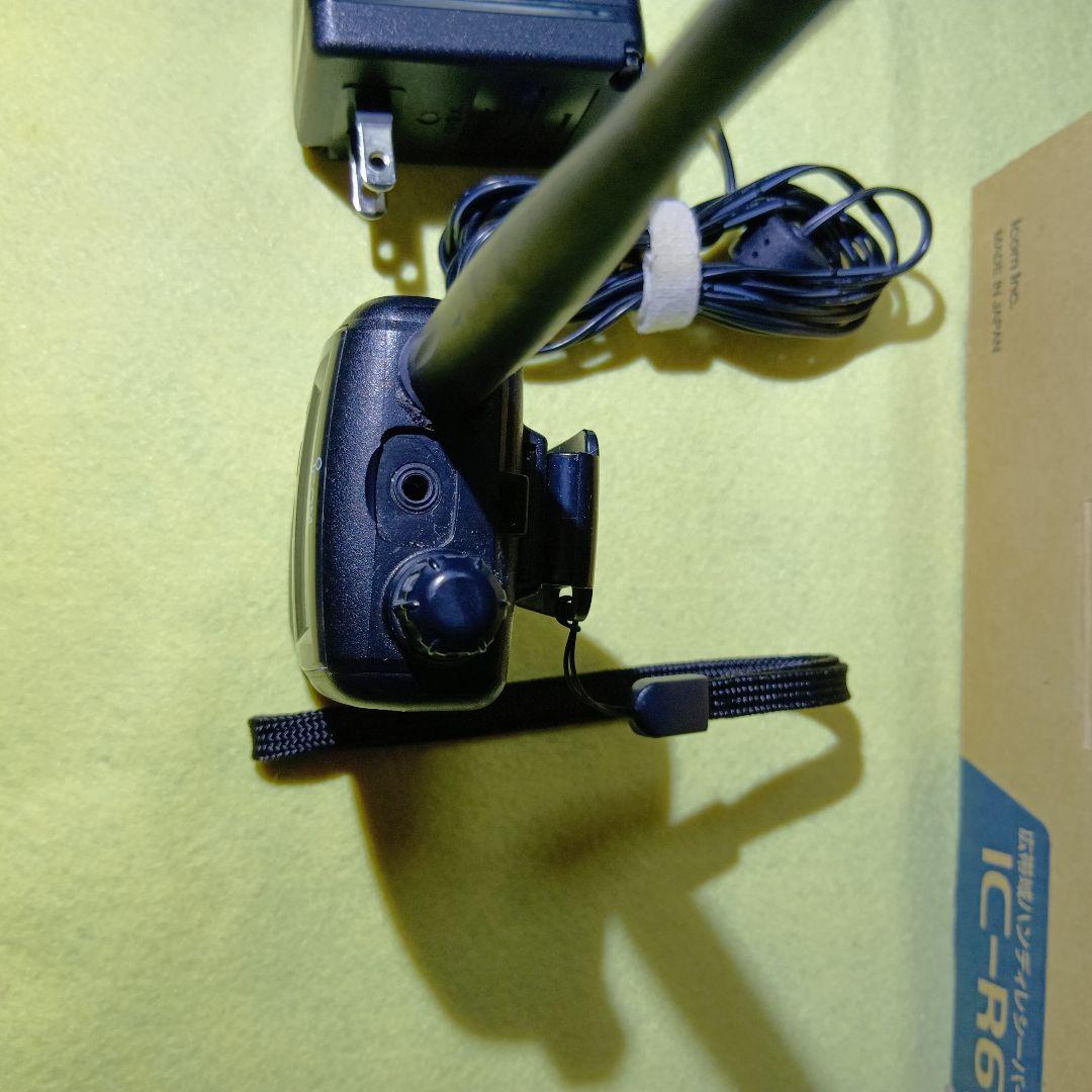 Icom IC-R6 受信機エアーバンドスペシャル(イヤホン穴ゴムキャップ紛失)