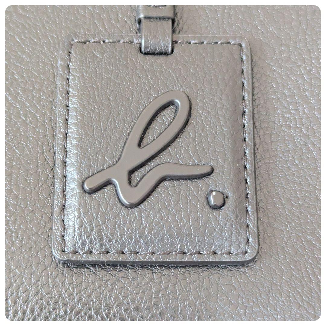 【美品】agnes b.アニエスベーボヤージュ　ブラックレザートートバッグ