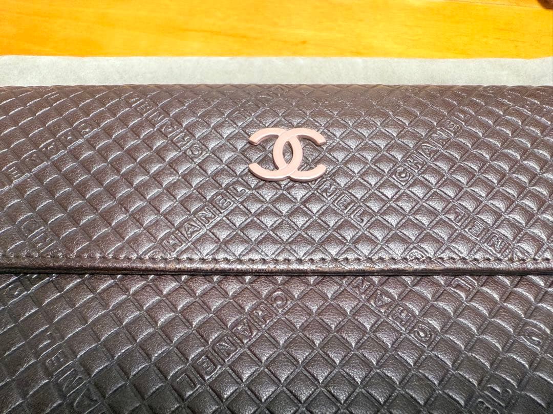 CHANEL シャネル チョコバー　長財布　 ヴィンテージ美品