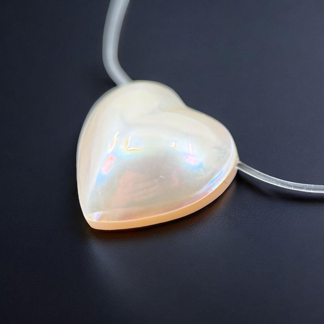 【極上】希少　タサキ　マベパール　K18 ペンダント　ハート　ネックレス