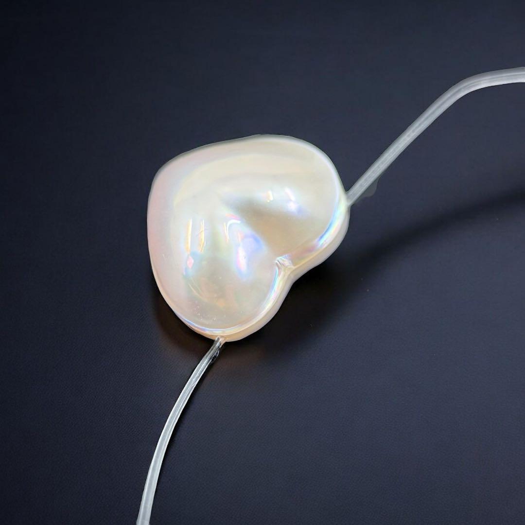 【極上】希少　タサキ　マベパール　K18 ペンダント　ハート　ネックレス