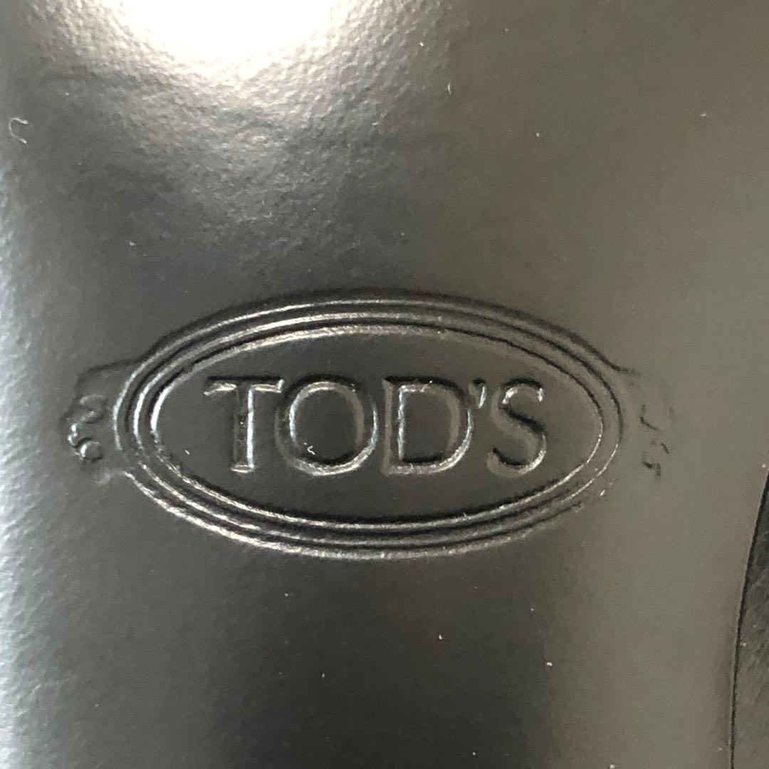 トッズ　ミュール　サンダル　ワンベルト　チャンキーヒール