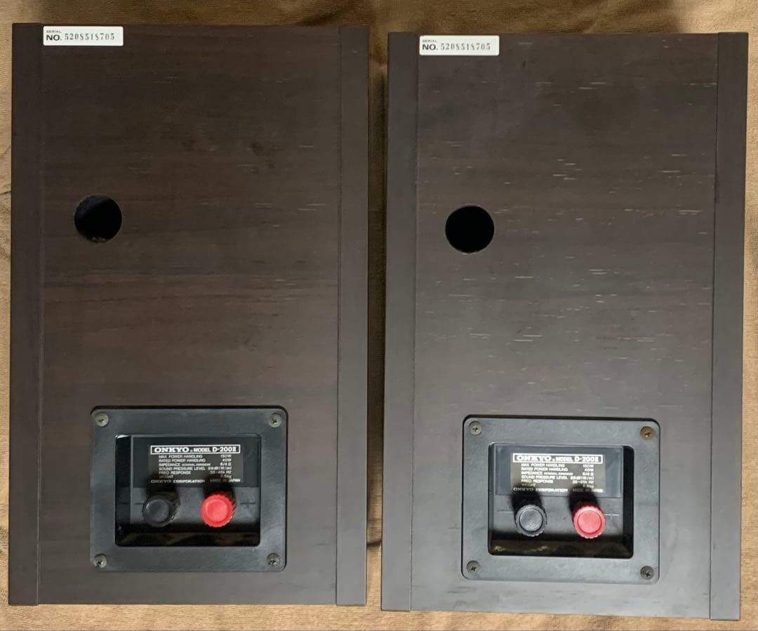 【ケーブル・説明書付】 ONKYO オンキョー D-200II スピーカー