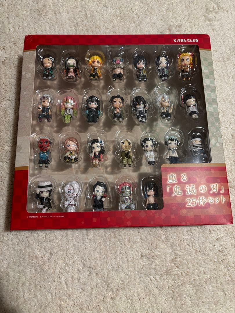 座る「鬼滅の刃」25体セット⭐︎伊之助　素顔Ver