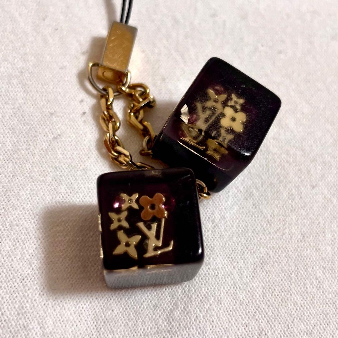 ルイヴィトン アクセソワール　テレフォンヌ　ストラップ　チャーム　アマラント