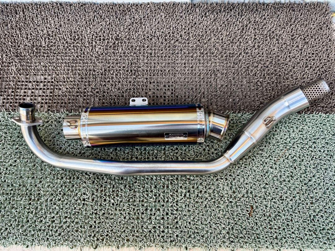 モンキー125 ヨシムラ GP-MAGNUM TYPE-DOWN チタンブルー