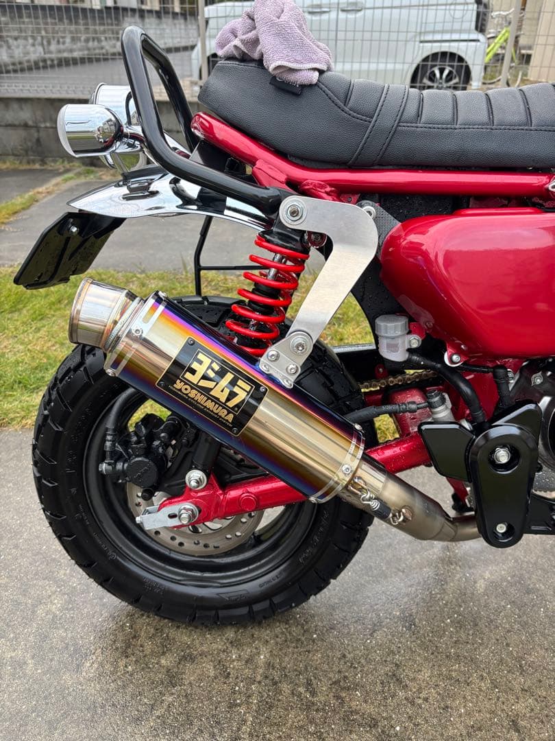 モンキー125 ヨシムラ GP-MAGNUM TYPE-DOWN チタンブルー