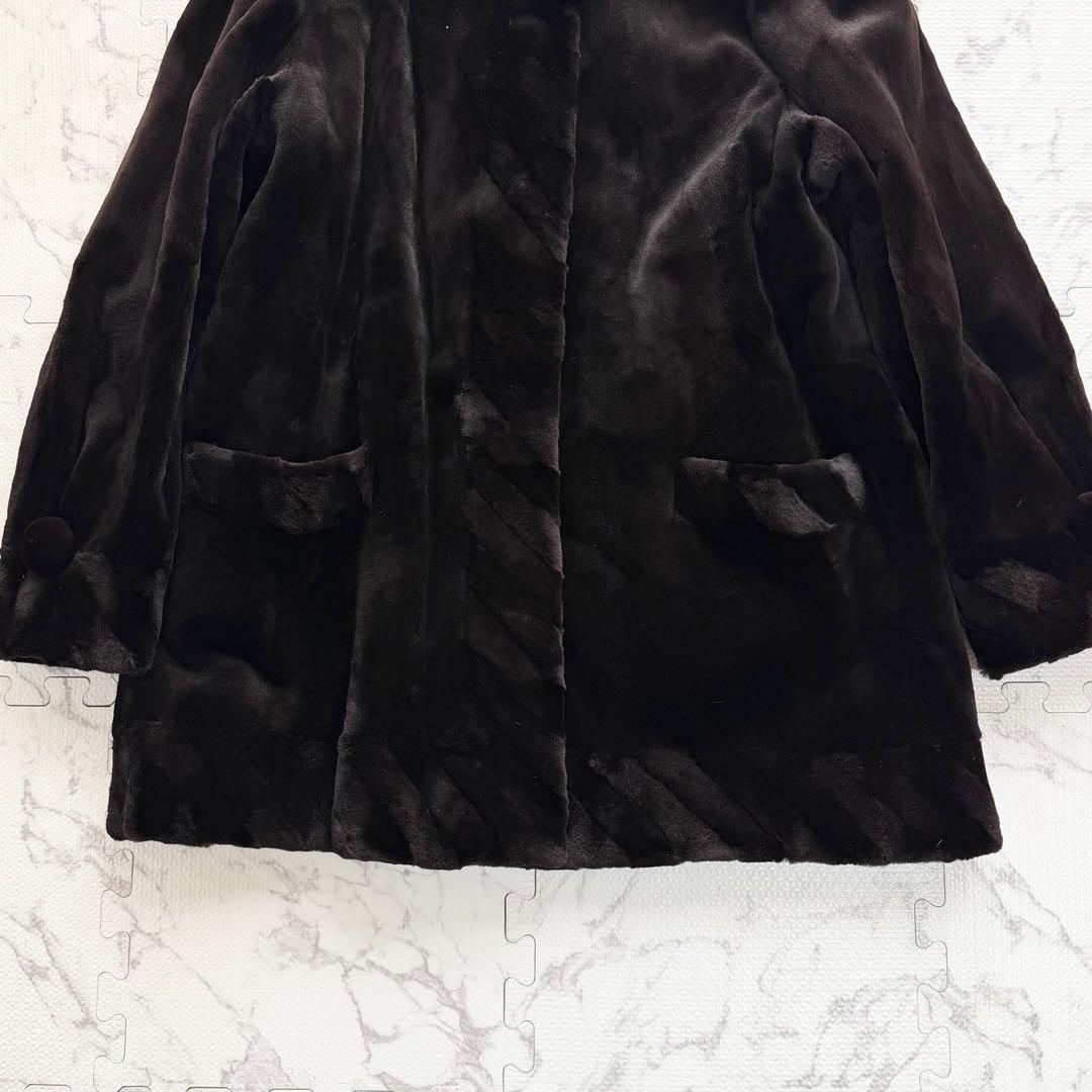 美品✨ Altima シェアード ミンク コート 毛皮 レアデザイン