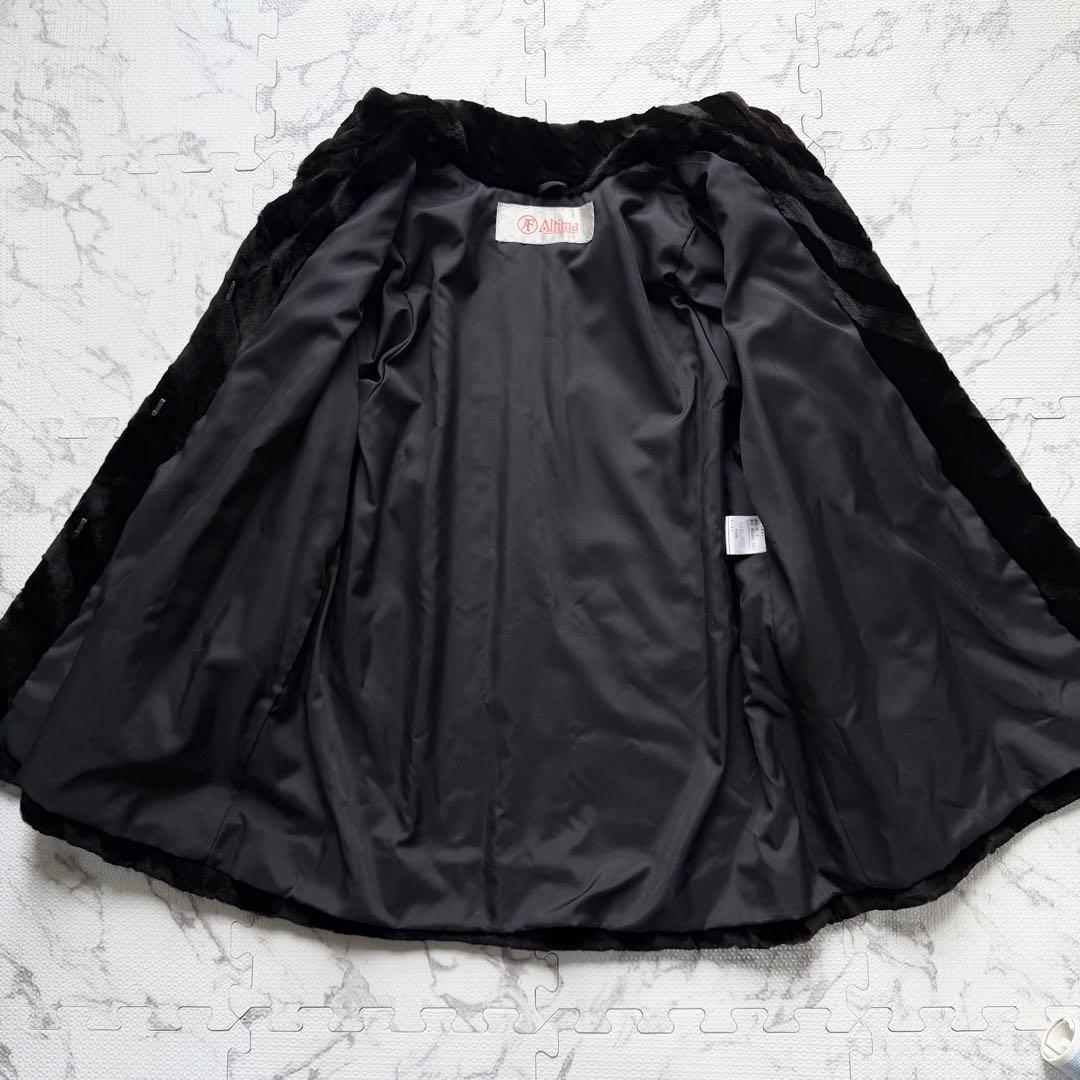 美品✨ Altima シェアード ミンク コート 毛皮 レアデザイン