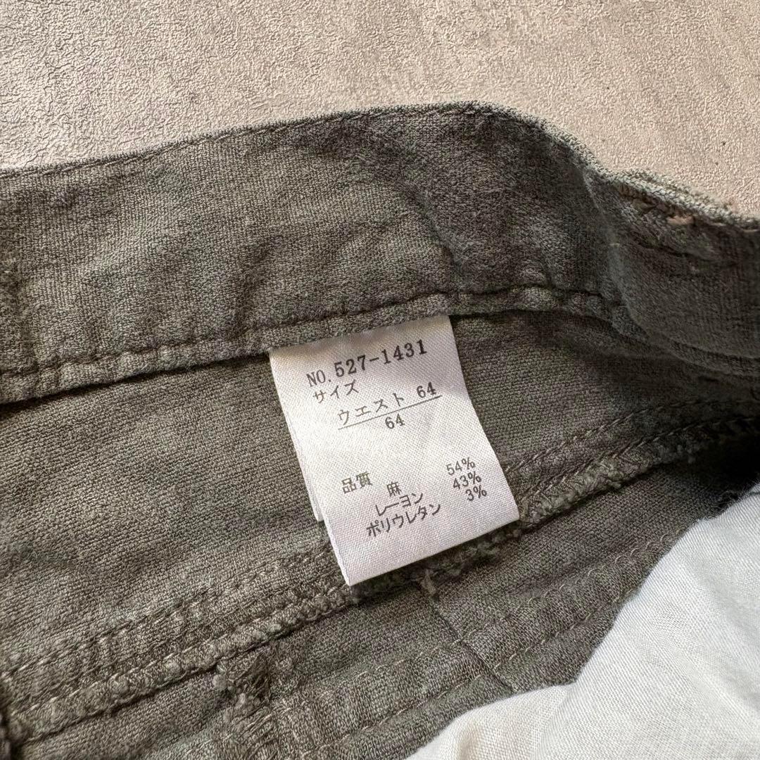 goa系 2000's linen flarepants archive y2k