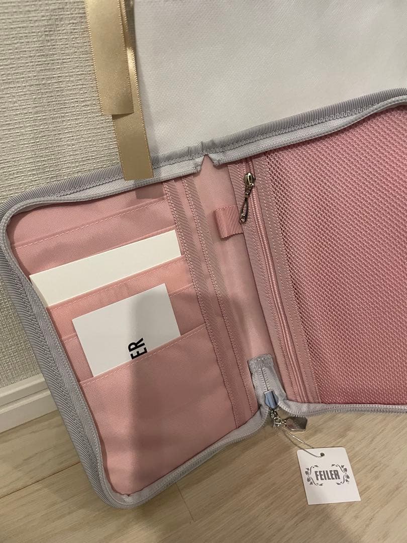 FEILER フェイラー 母子手帳ケース チェリー