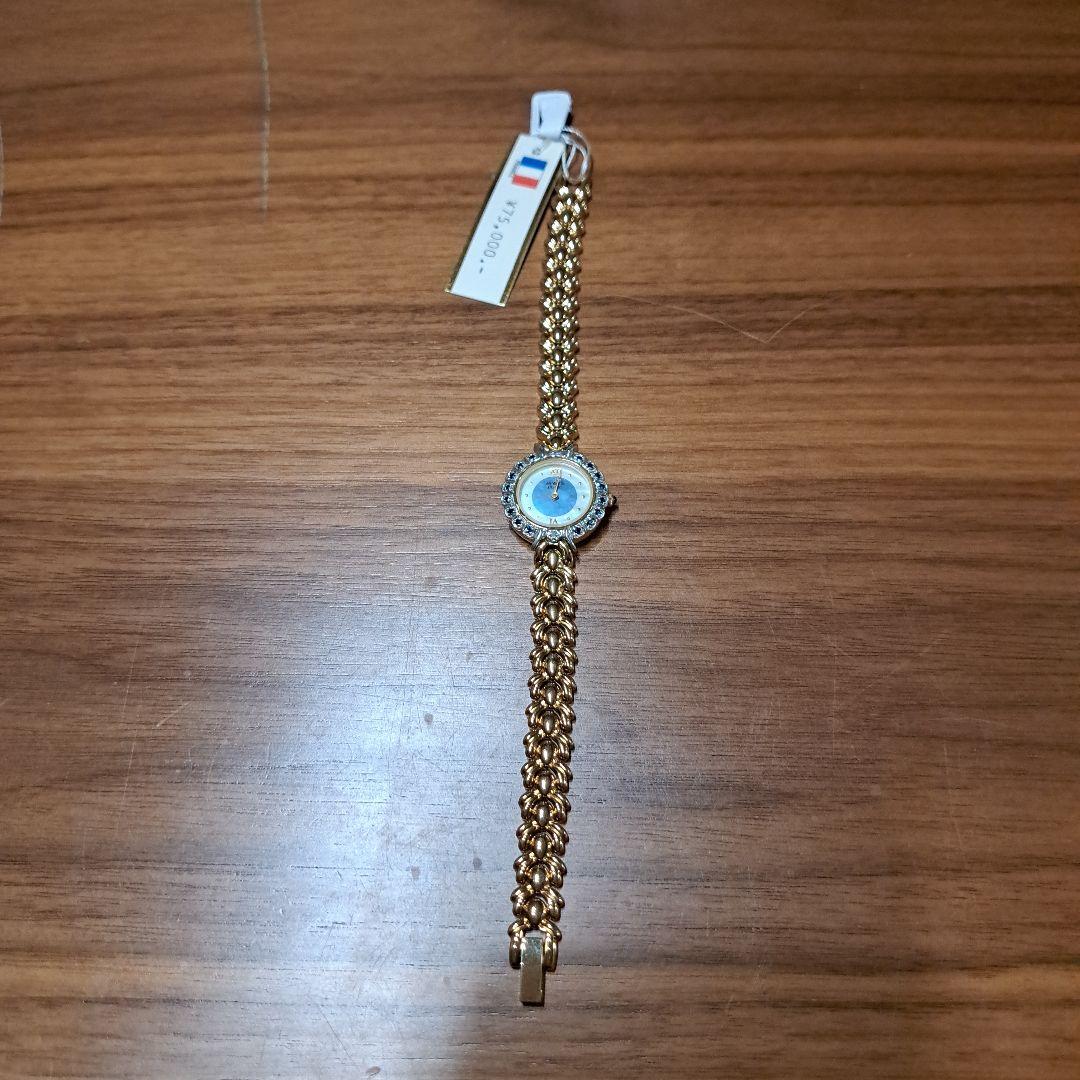 今は懐かしいレトロ【当時物】 SYLVIERE ゴールドブレスレット時計セット