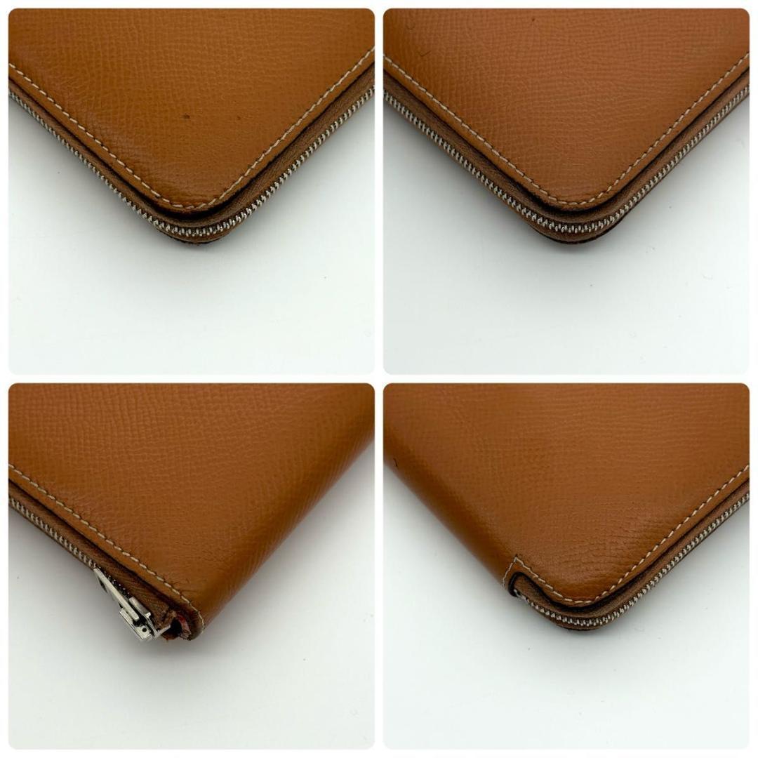 【最高級美品】エルメス アザップロング シルクイン ラウンドファスナー 長財布