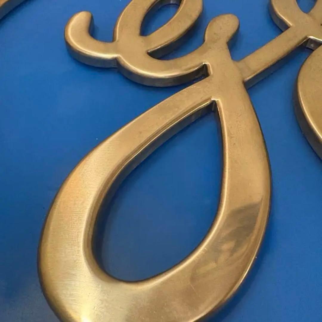 60年代　ゼネラルエレクトリック ロゴ　看板　USA サイン　ガレージ 店舗用