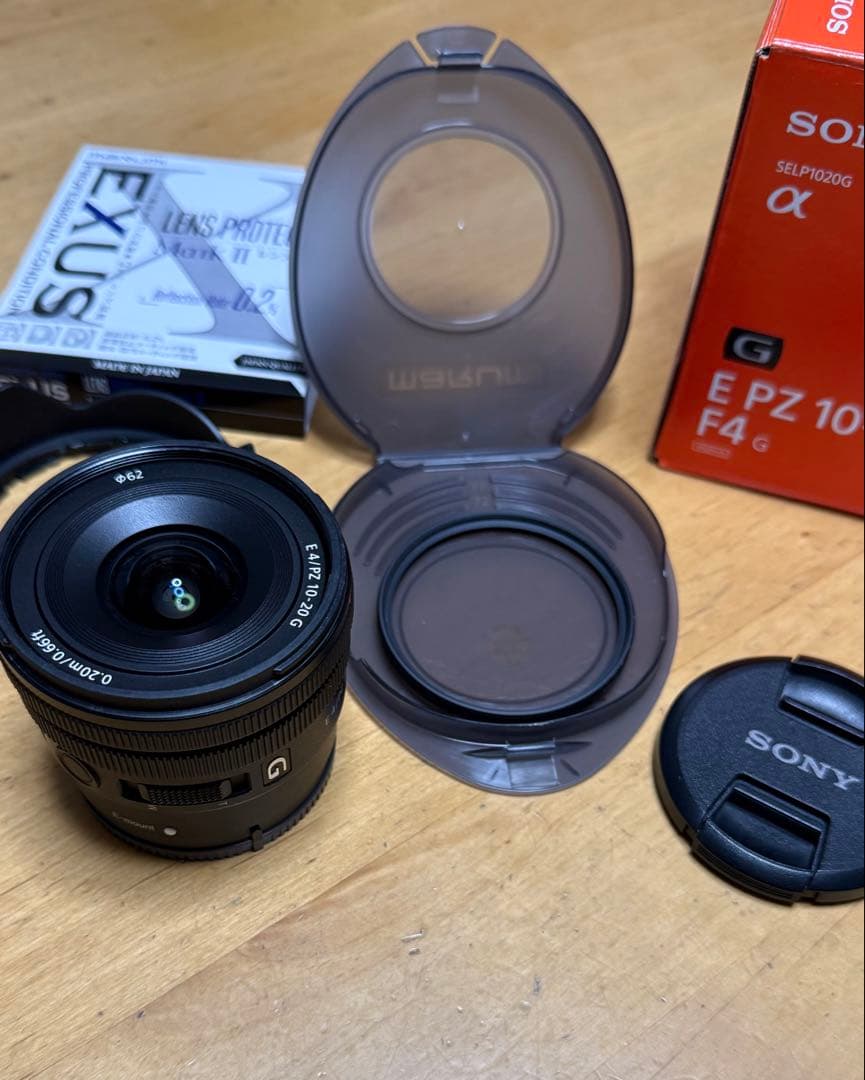 Sony E 10-20mm F4 PZ G レンズ フィルター付